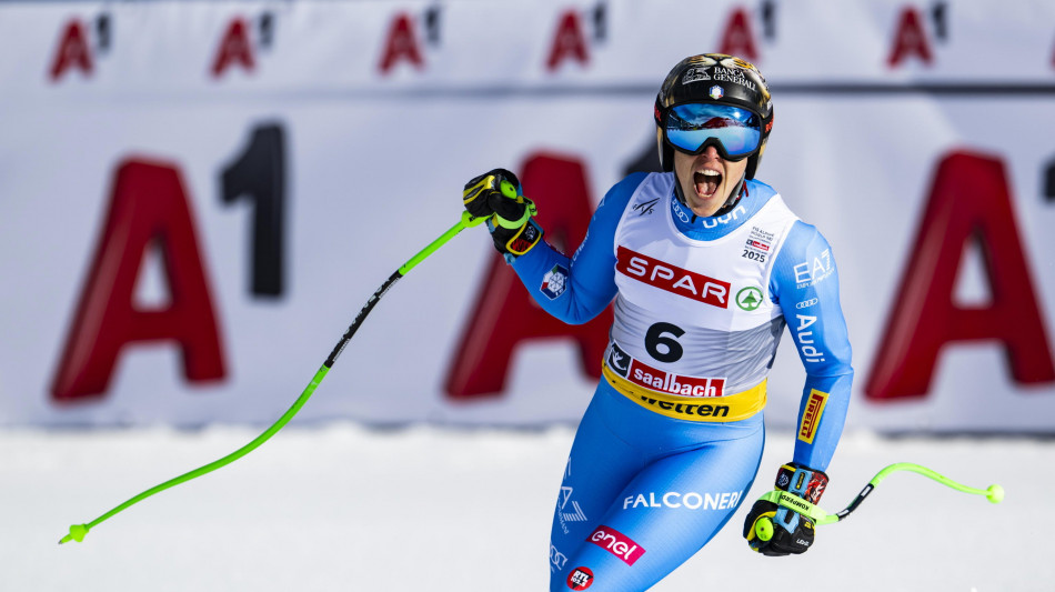 Mondiali sci: festa Brignone, &egrave; argento in SuperG