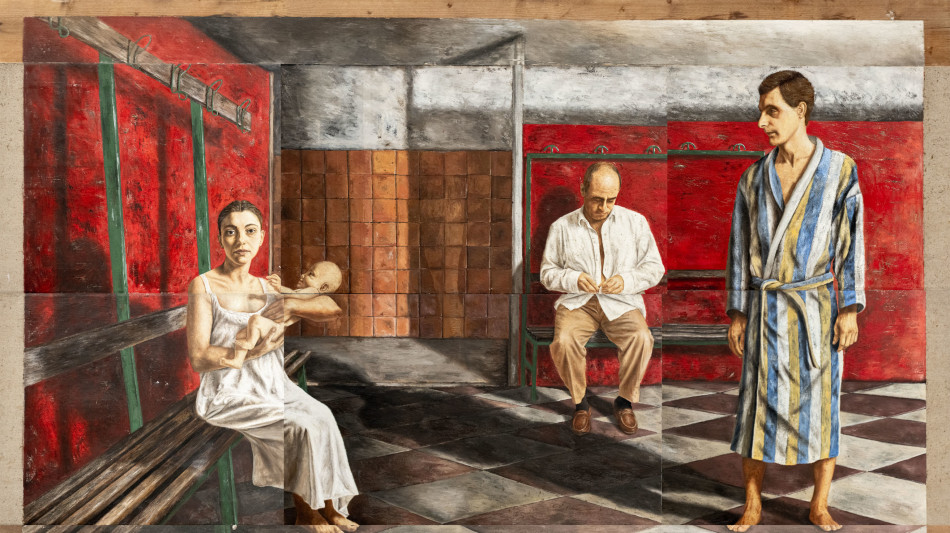 Garrone pittore, i miei quadri fotogrammi in movimento