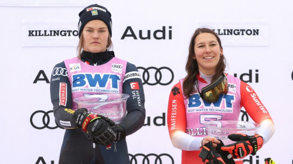 Holdener and Swenn-Larsson share victory in World Cup slalom tie