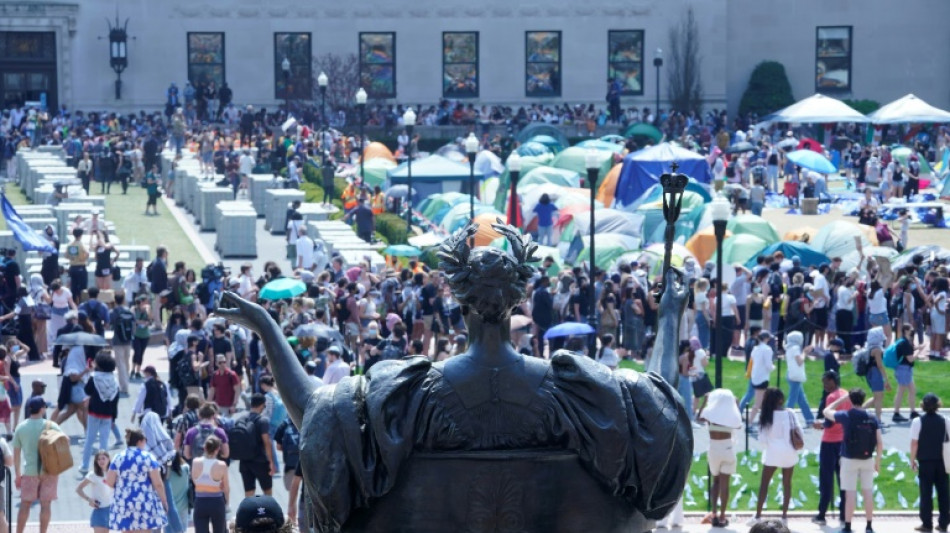 Ativistas ocupam pr&eacute;dio da Universidade de Columbia para protestar contra guerra em Gaza