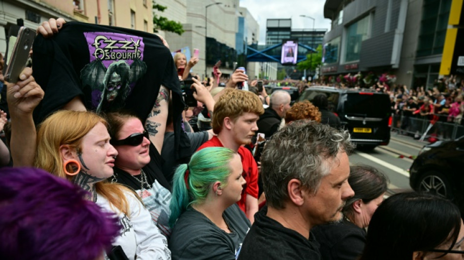 O último adeus a Ozzy Osbourne em Birmingham