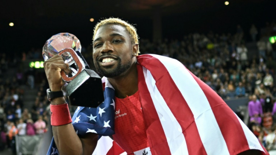 Athlétisme: avant les Mondiaux, Lyles remporte son duel face à Tebogo à Zurich