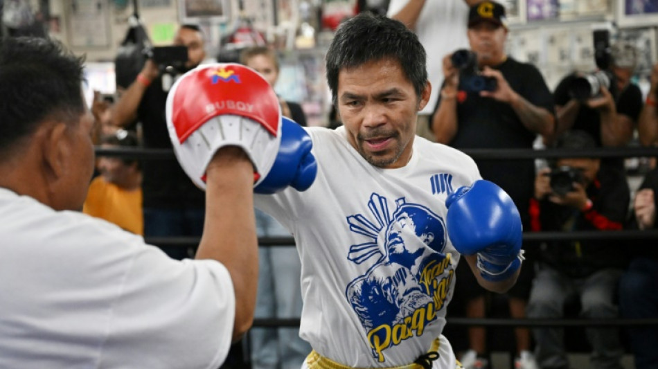 Pacquiao 'hungry' for comeback after four-year layoff