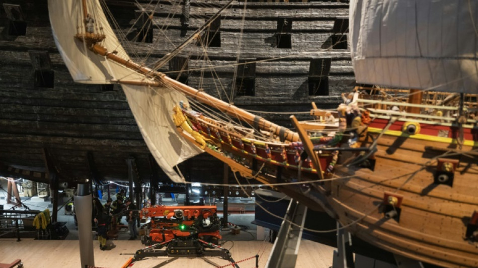 Delicada operaci&oacute;n de restauraci&oacute;n de un nav&iacute;o de guerra sueco hundido hace cuatro siglos