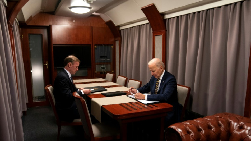 Medien: US-Pr&auml;sident erreicht Polen aus der Ukraine kommend mit dem Zug