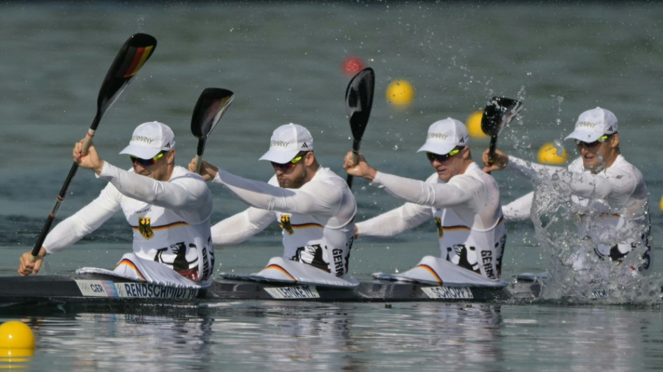 Gold und Silber f&uuml;r Kajak-Vierer