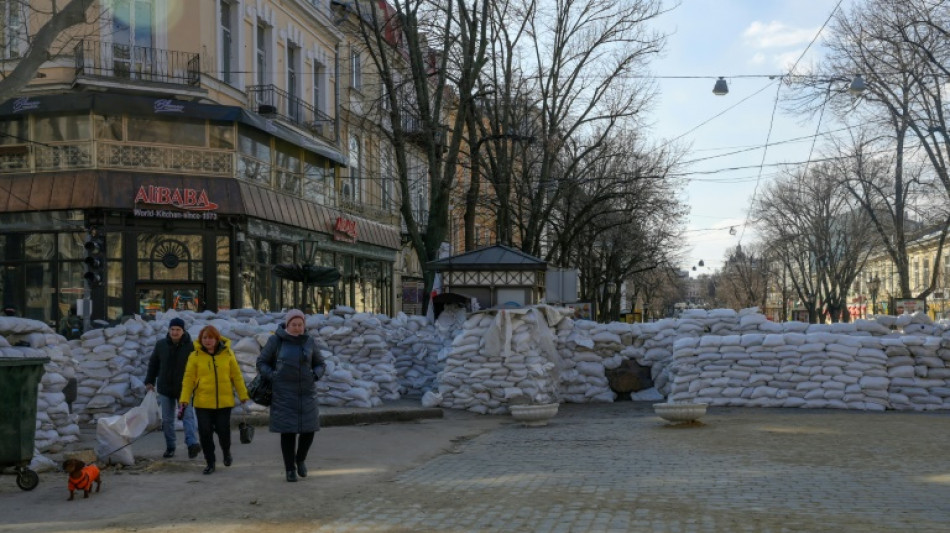 Dans le Sud de l'Ukraine, des villes d&eacute;figur&eacute;es par la guerre