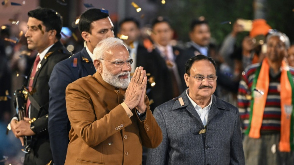 Inde: le parti de Modi remporte une victoire symbolique dans la r&eacute;gion de Delhi