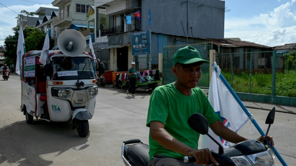 Cambodia's tiny opposition fighting for democracy in one-sided vote