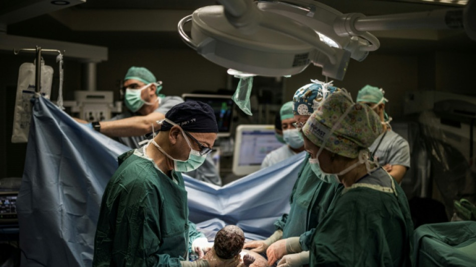 Giving birth in a shelter in Israel