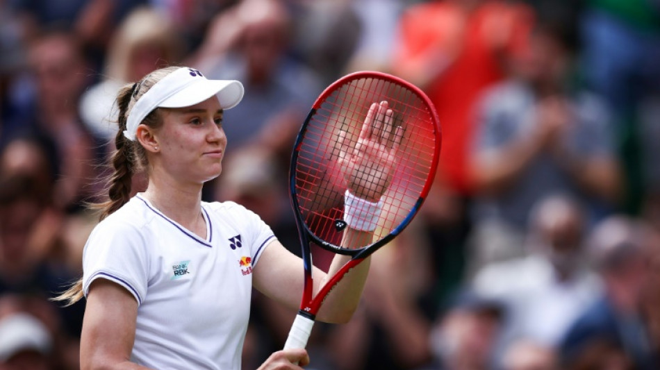 Wimbledon: Rybakina et ses dr&ocirc;les de dames