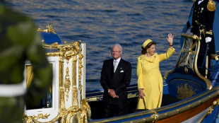 Schweden feiern Parade zum Goldenen Thronjubil&auml;um von K&ouml;nig Carl XVI. Gustaf