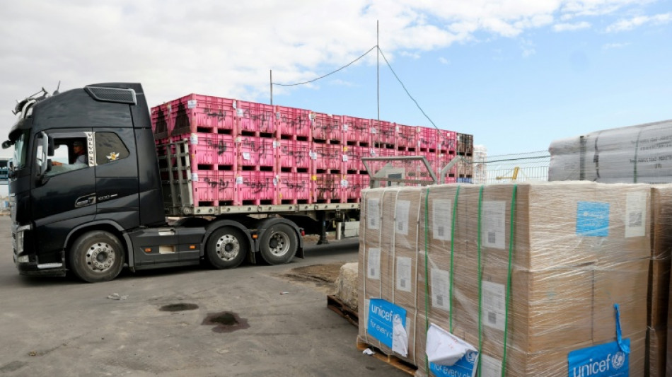 L'arm&eacute;e isra&eacute;lienne, accus&eacute;e d'obstruction, montre des cargaisons d'aide destin&eacute;e &agrave; Gaza