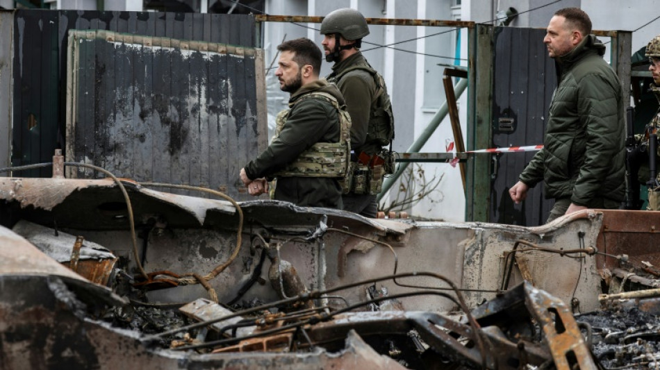 Zelenski acusa a Rusia de "genocidio" tras los cad&aacute;veres descubiertos cerca de Kiev
