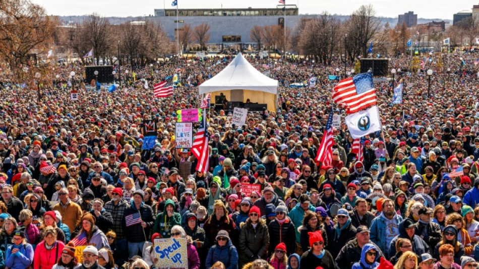 Des foules de manifestants &agrave; travers les Etats-Unis pour protester contre Trump