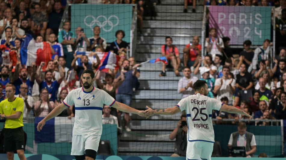 Handball: Frankreich k&auml;mpft sich ins Viertelfinale