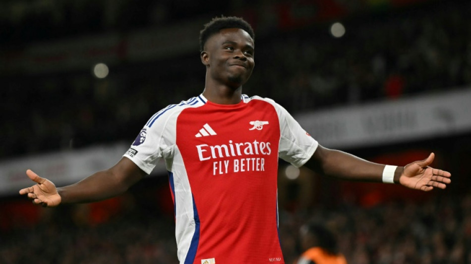 Angleterre: le joyau Saka brille pour son retour avec Arsenal