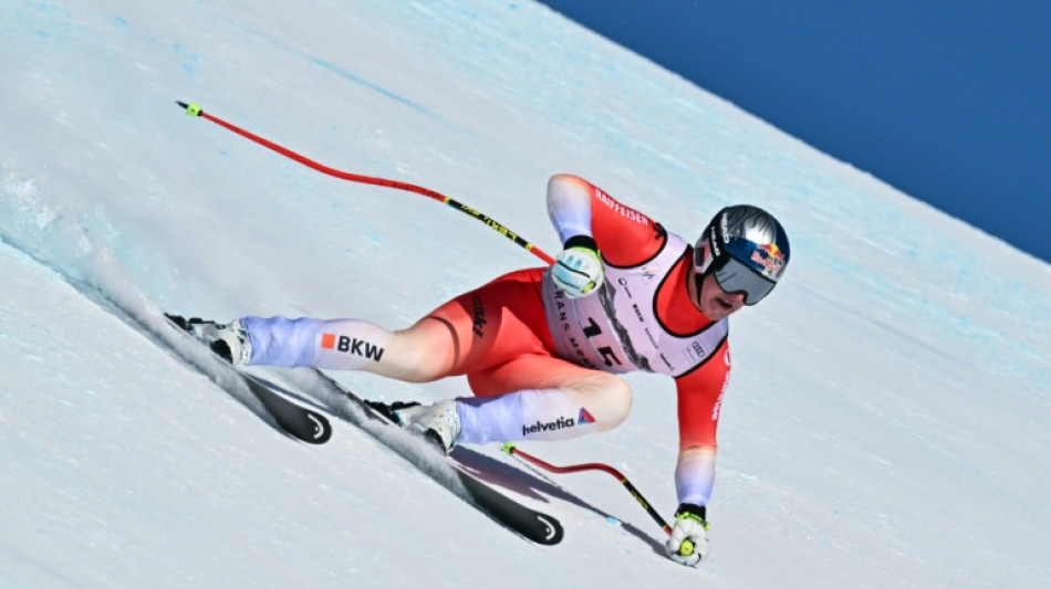 Von Allmen storms to downhill win in final Olympic tune-up
