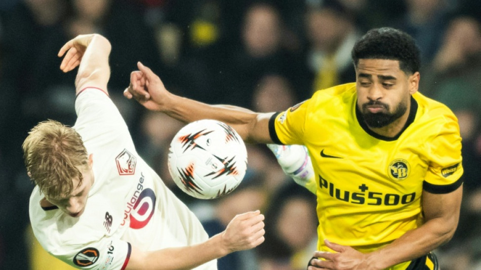 Ligue Europa: réduit à dix, Lille chute (1-0) à Berne 