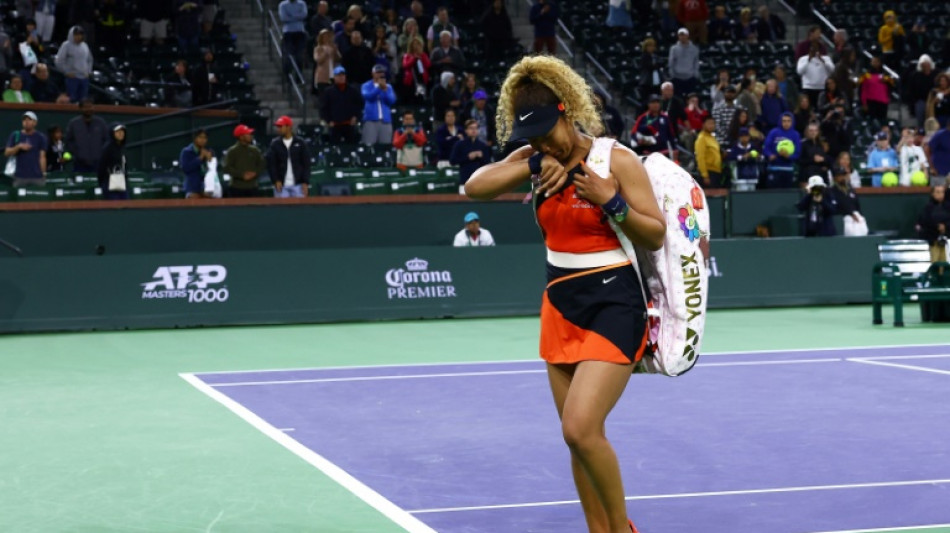 Indian Wells: Naomi Osaka de nouveau en d&eacute;tresse
