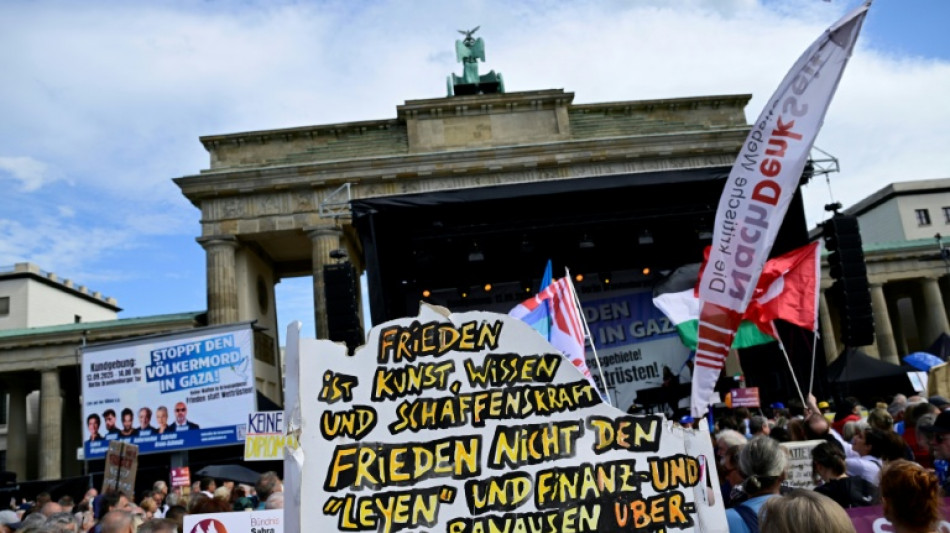 Gaza-Friedensdemo in Berlin begonnen - Start mit mindestens 8000 Teilnehmenden