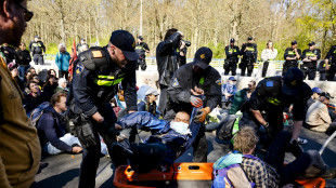 Protesta degli ecoattivisti di Extinction Rebellion in Olanda