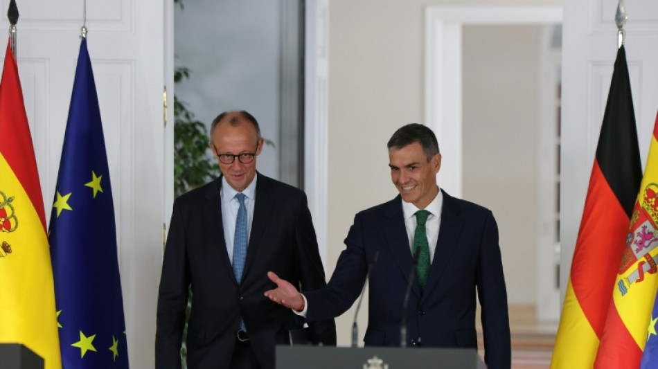 Merz in Madrid: Meinungsverschiedenheiten zu Gaza-Krieg bei Antrittsbesuch bei S&aacute;nchez