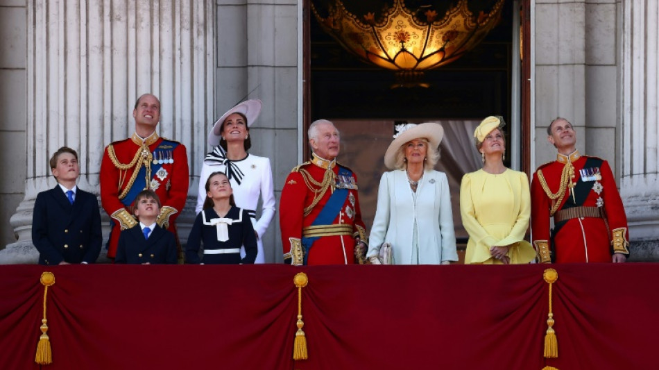 "Trooping the Colour": Geburtstagsparade f&uuml;r britischen K&ouml;nig Charles III. in London