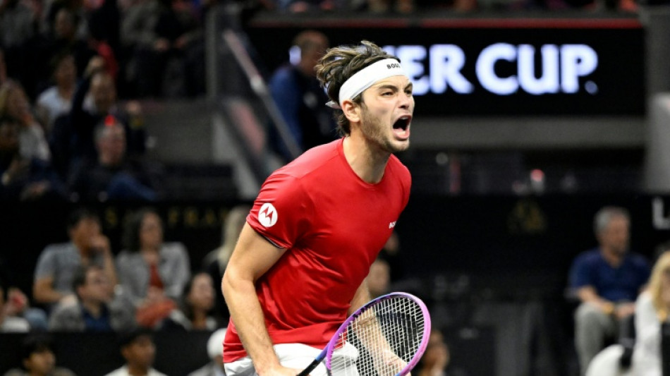 Fritz topples Alcaraz as Team World surge into Laver Cup lead