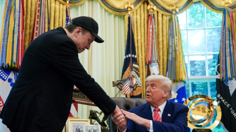 Lobeshymne und ein Veilchen am Auge: Trump verabschiedet seinen Berater Musk 