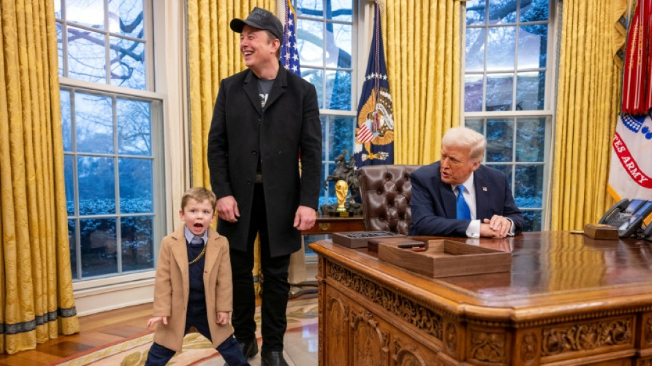 Filho de Musk rouba a cena no Sal&atilde;o Oval da Casa Branca