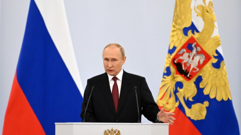 Putin: Bewohner annektierter ukrainischer Regionen "f&uuml;r immer unsere B&uuml;rger"