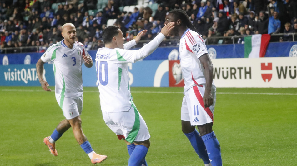 Mondiali: 3-1 all'Estonia, l'Italia di Gattuso vede i playoff