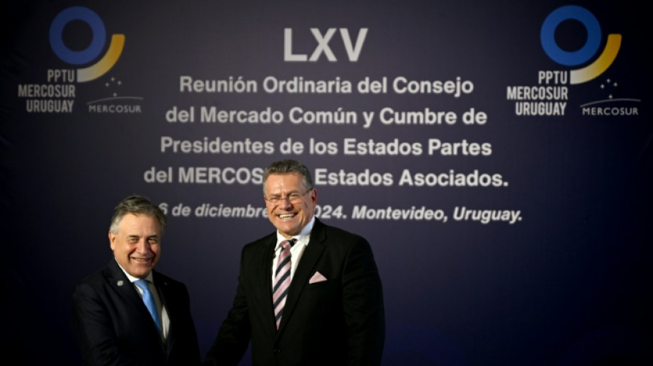 Ursula von der Leyen &agrave; Montevideo pour faire avancer l'accord UE-Mercosur, signature "inacceptable" pour Macron