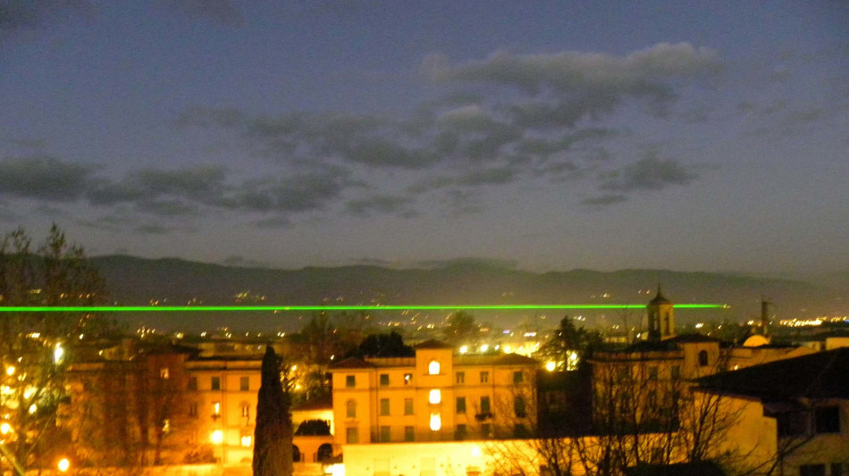 Letto con un laser a infrarossi un testo lontano 1,5 chilometri