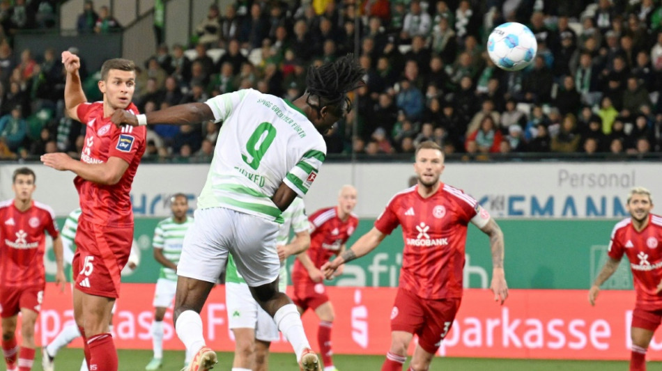 Sp&auml;ter Siegtreffer: D&uuml;sseldorf beendet Negativserie in F&uuml;rth