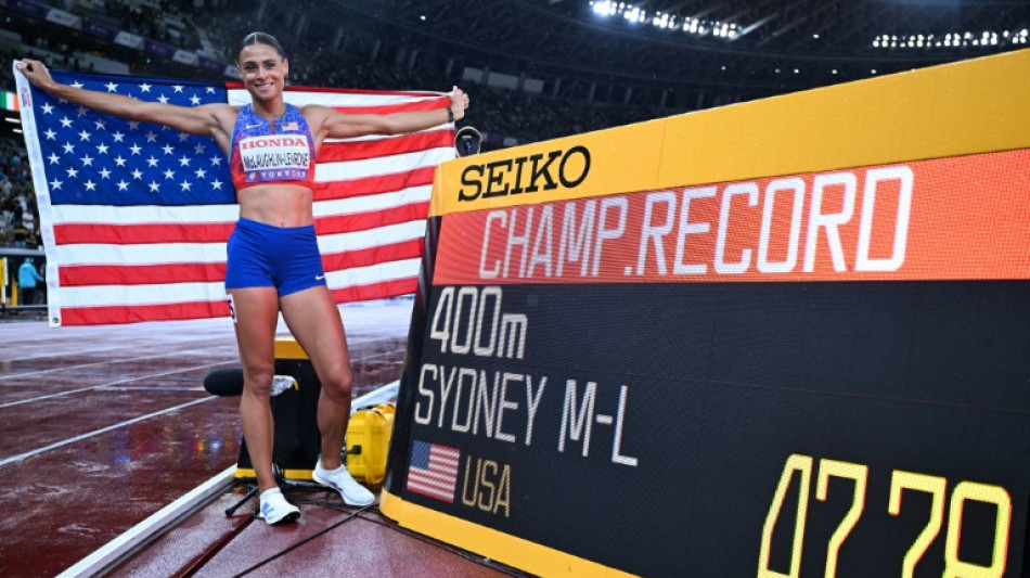 McLaughlin-Levrone nears world record as she wins women's world 400m gold
