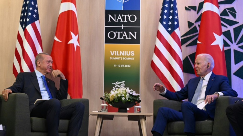 Biden thanks Erdogan for Sweden decision, backs F-16s sale