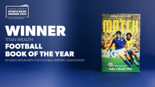 Romanzo Italia-Brasile, 'La Partita' &egrave; Football Book of the Year