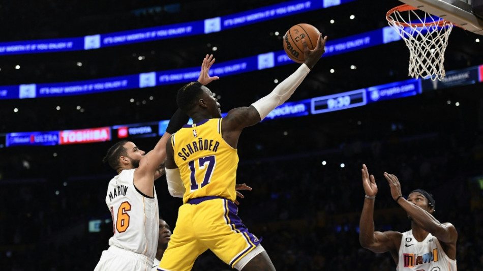 NBA: Schr&ouml;der f&uuml;hrt Lakers zum Sieg
