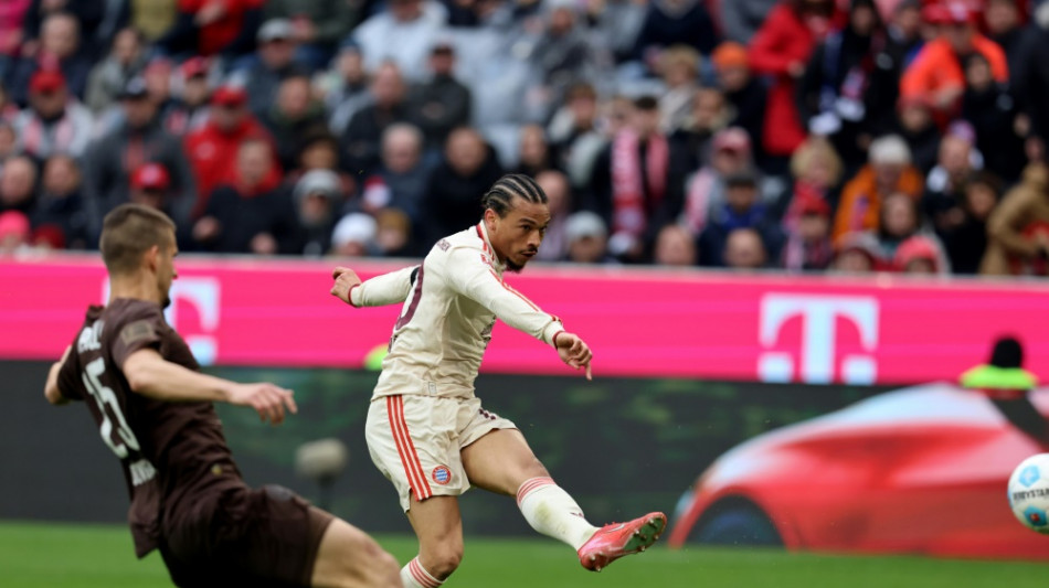 Doppelpack San&eacute;: Angeschlagene Bayern ringen Pauli nieder