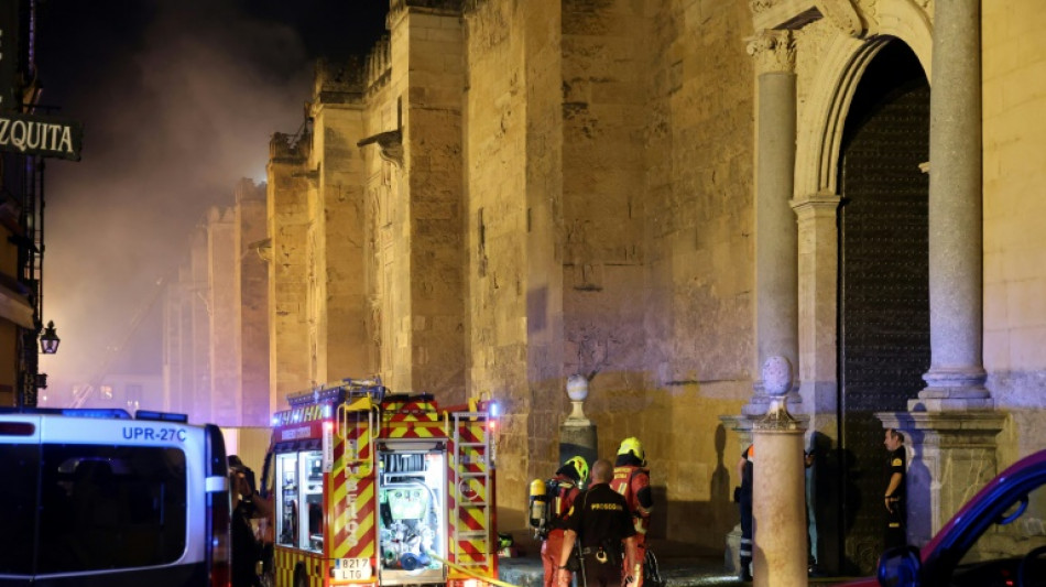 Fire contained, historic mosque-cathedral in southern Spain 'saved'