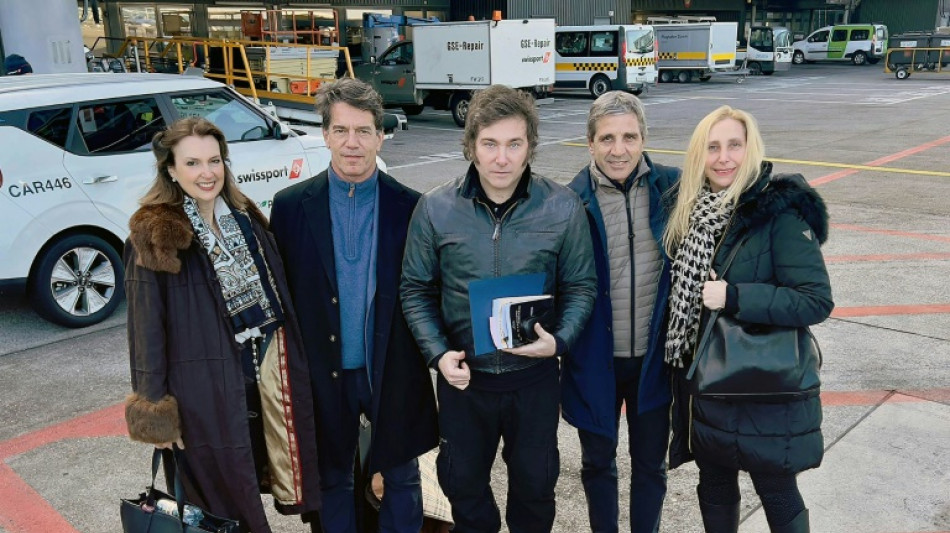 Avec l'argentin Milei, un "anarcho-capitaliste" d&eacute;barque au forum de Davos