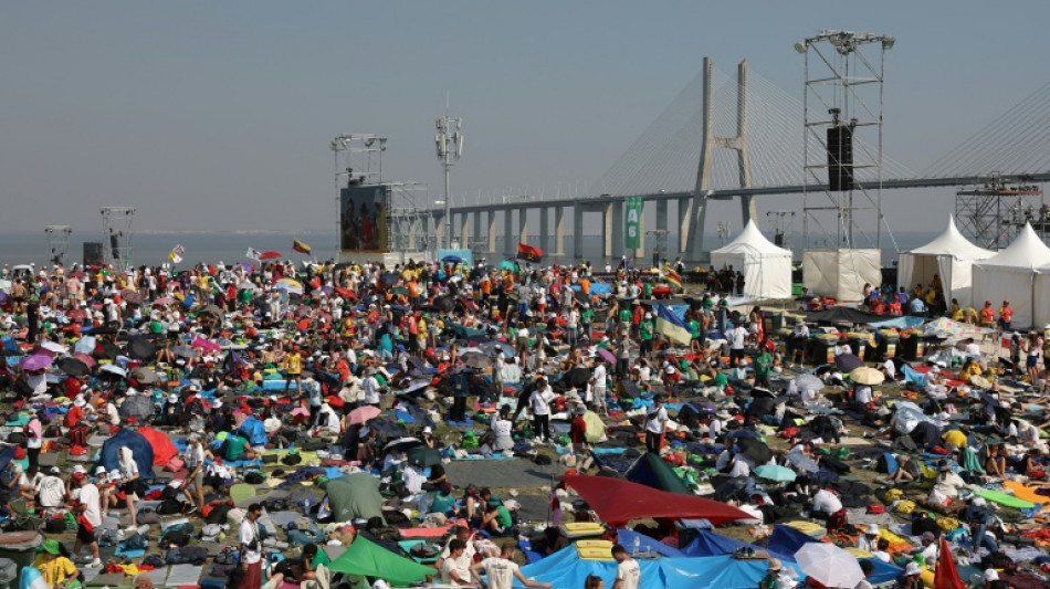 Aux JMJ de Lisbonne, mar&eacute;e humaine pour la veill&eacute;e des jeunes avec le pape