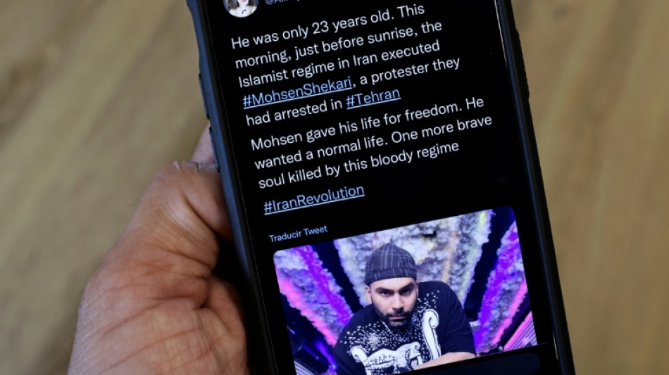 Iran: premi&egrave;re ex&eacute;cution d'un homme impliqu&eacute; dans les manifestations