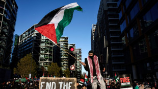 Cerca de 300.000 pessoas participam de marcha pr&oacute;-palestina em Londres, segundo pol&iacute;cia