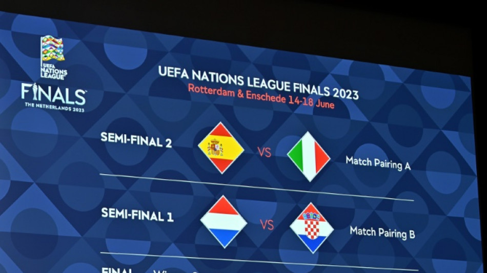 Pa&iacute;ses Bajos-Croacia y Espa&ntilde;a-Italia en semifinales de Liga de las Naciones