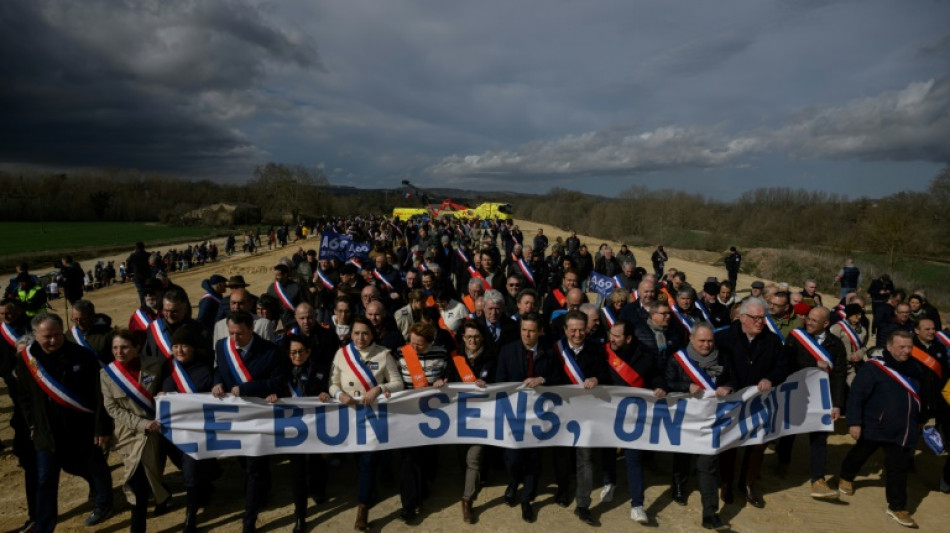"A69, on finit!", plusieurs milliers de pro-autoroute se font entendre apr&egrave;s l'arr&ecirc;t du chantier