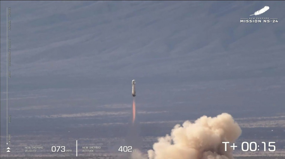 Blue Origin vuelve al espacio despu&eacute;s de una pausa de un a&ntilde;o