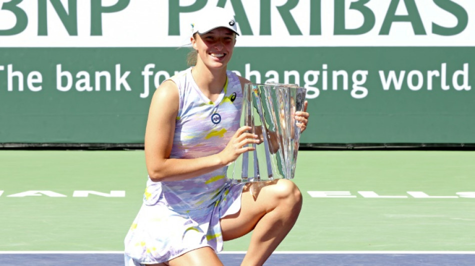 Indian Wells: la Polonaise Iga Swiatek, reine du d&eacute;sert californien